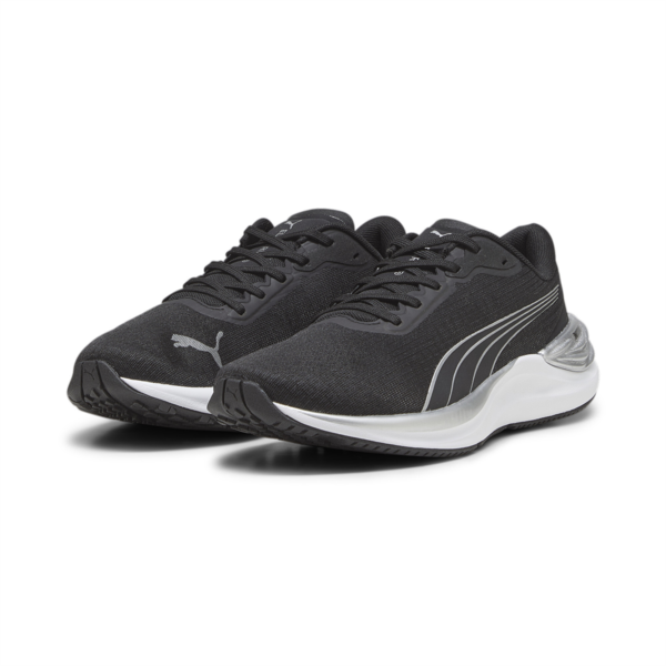 Zapatillas de running Electrify NITRO 3 para mujer, PUMA Black-PUMA Silver, large-ARG