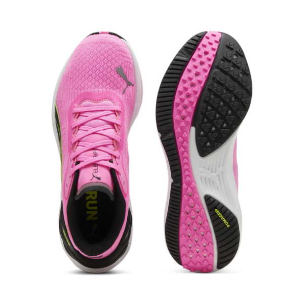 Zapatillas de running Electrify NITRO 3 para mujer, Poison Pink-PUMA Black-Lime Pow, large-ARG