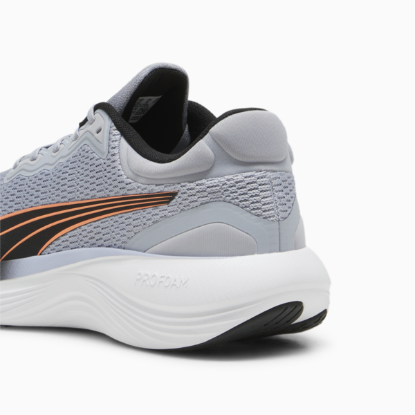 Zapatillas de running Scend Pro Running, Gray Fog-PUMA Black-Clementine, large-ARG