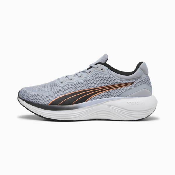 Zapatillas de running Scend Pro Running, Gray Fog-PUMA Black-Clementine, large-ARG