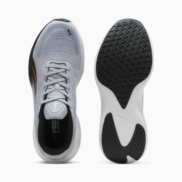 Zapatillas de running Scend Pro Running, Gray Fog-PUMA Black-Clementine, large-ARG