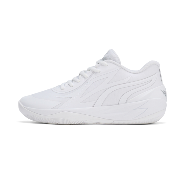 MB.02 Lo Basketball Shoes, PUMA White-PUMA Silver, large-MEX