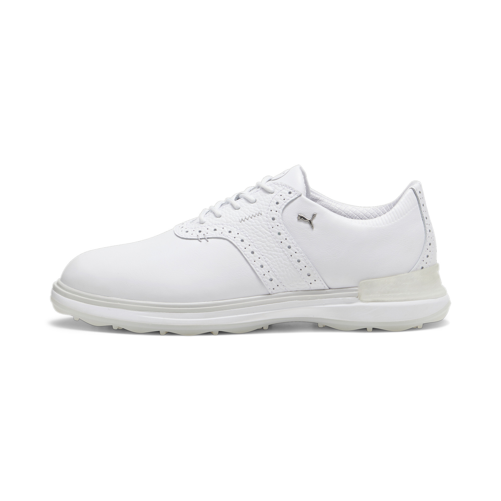 Puma Avant Golfschuhe Herren | Mit Plain | White/Ash Gray/White | Größe: 48.5