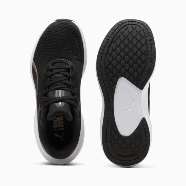 Skyrocket Lite Running Shoes Unisex, PUMA Black-PUMA White-Rose Gold, large-ZAF