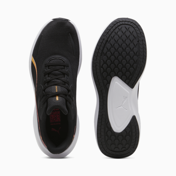 Skyrocket Lite Running Shoes Unisex, PUMA Black-Sun Stream, large-ZAF
