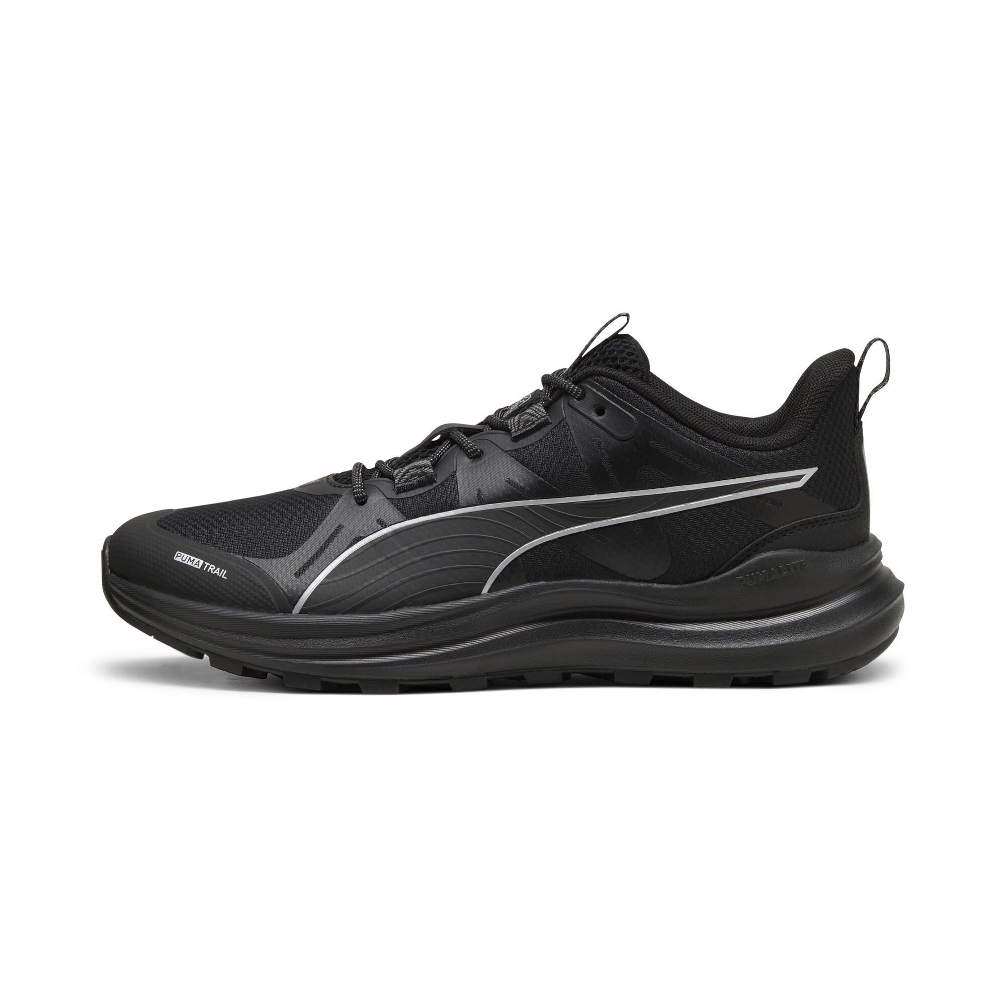 Puma Reflect Lite Trailrunning-Schuhe | Black/Cool Dark Gray/Silver | Größe: 44.5