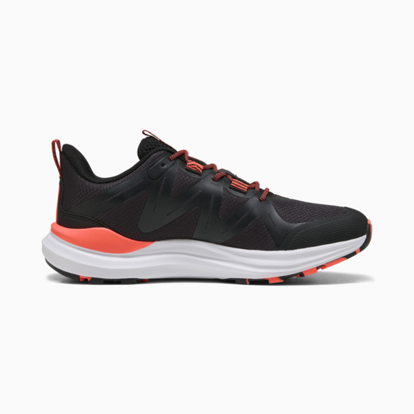 Reflect Lite Trail Running Shoes, PUMA Black-Glowing Red, large-ZAF
