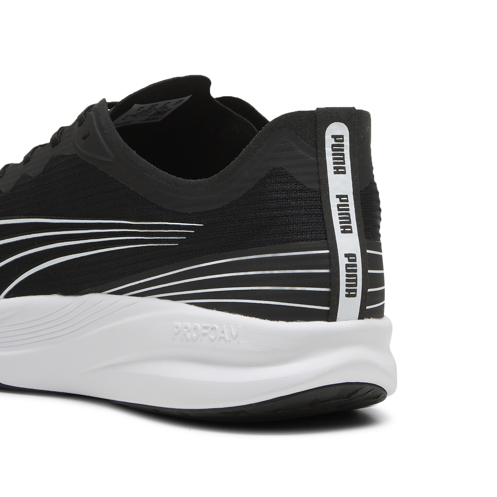 Men's PUMA Redeem Pro Racer Running Shoe In Black, Size EU 42