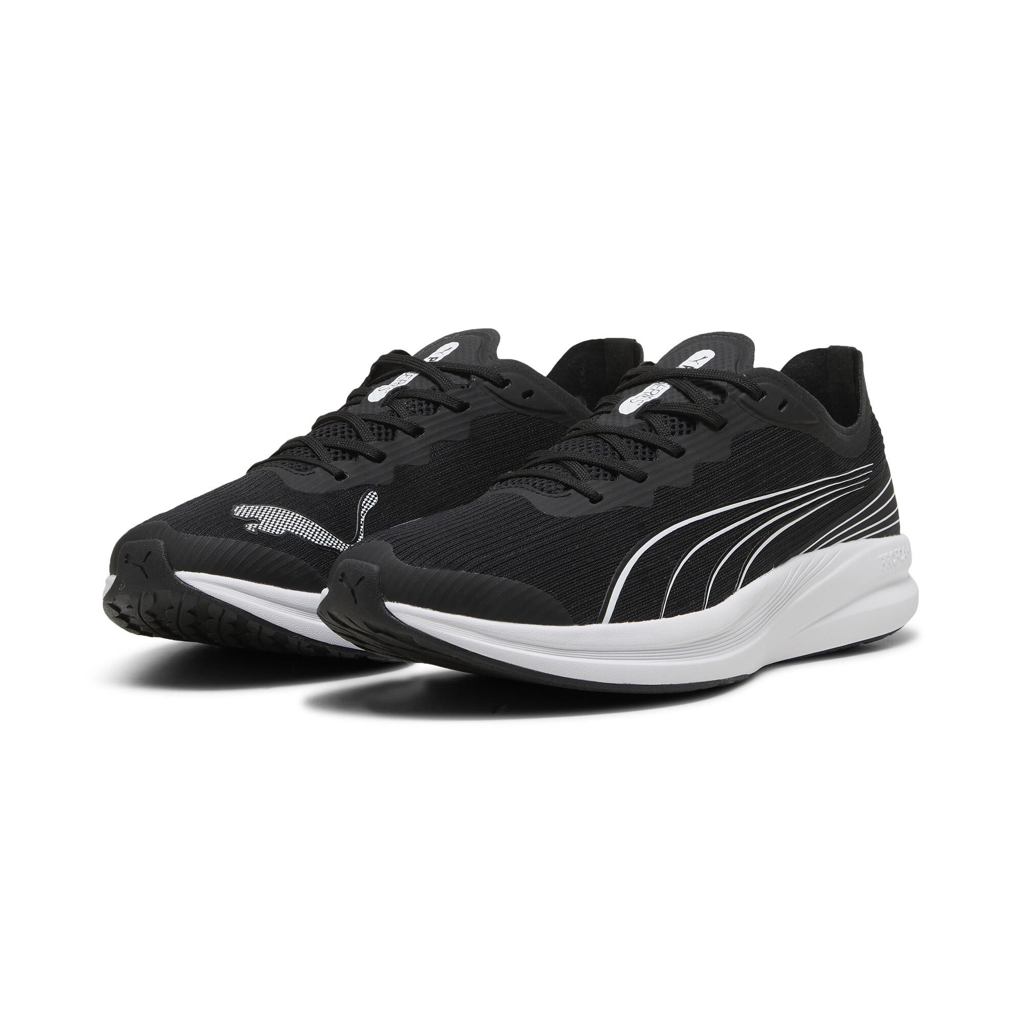 Men's PUMA Redeem Pro Racer Running Shoe In Black, Size EU 38.5