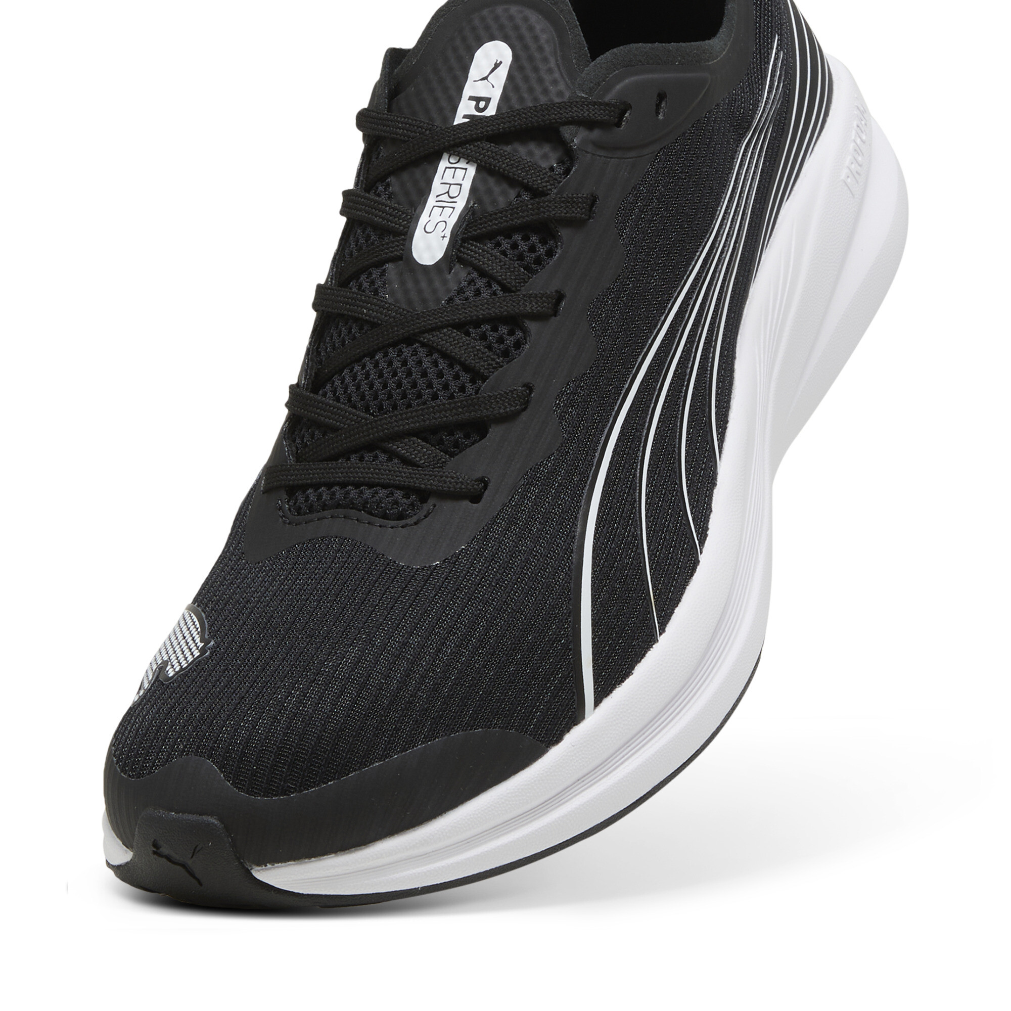 Men's PUMA Redeem Pro Racer Running Shoe In Black, Size EU 37.5