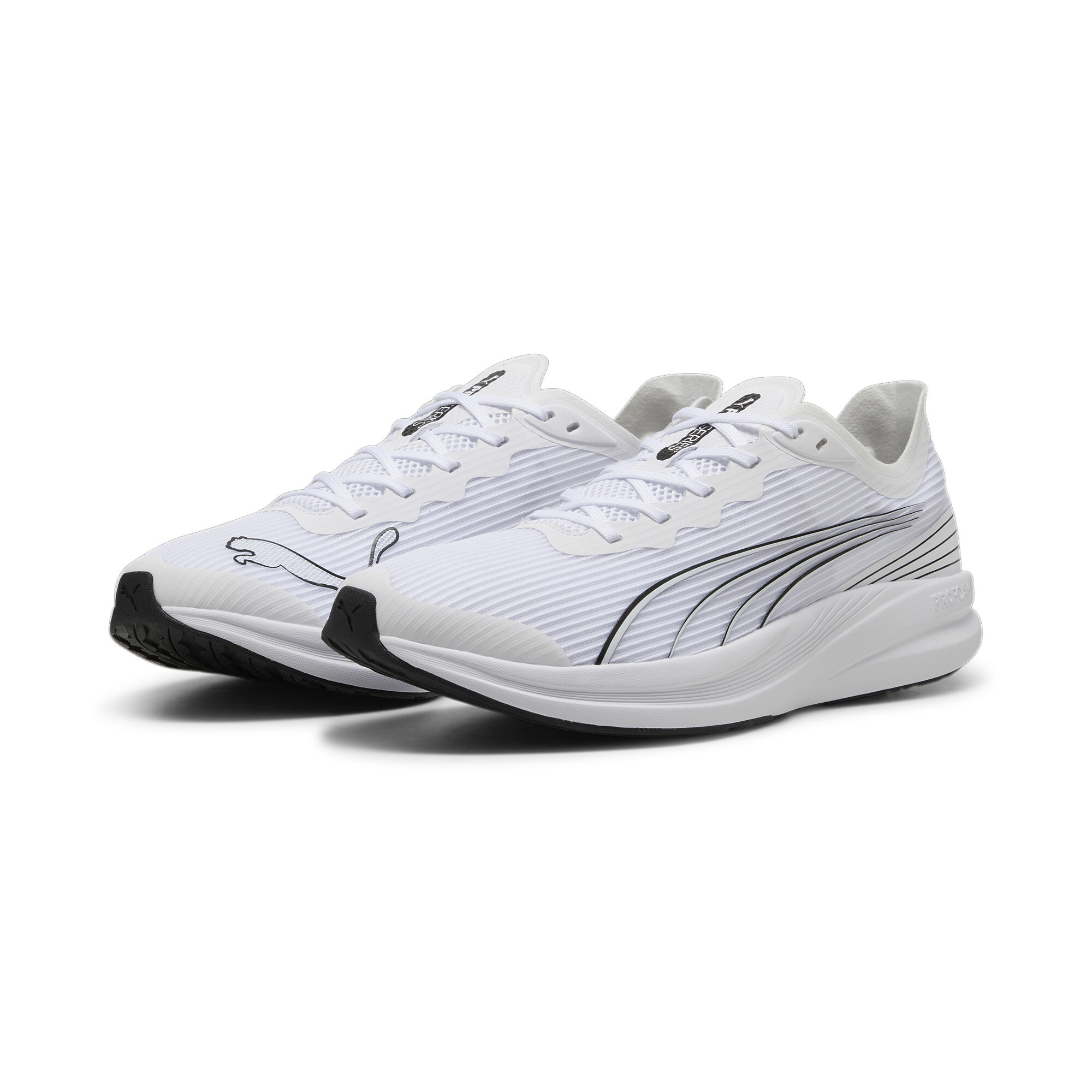 Men's PUMA Redeem Pro Racer Running Shoe In White, Size EU 48