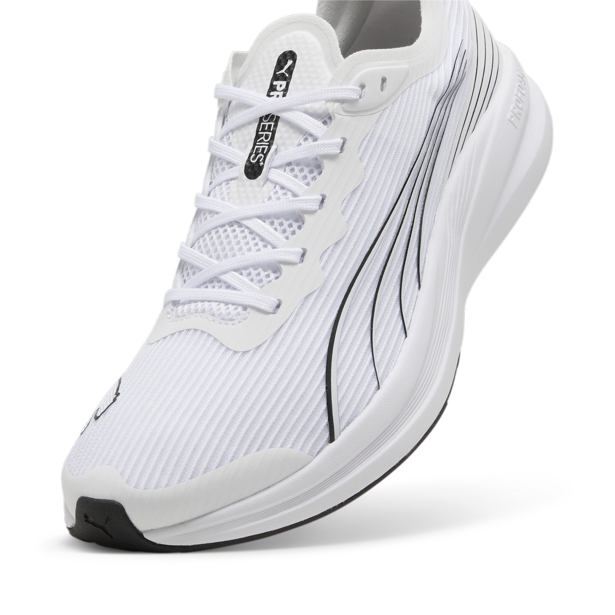 Men's PUMA Redeem Pro Racer Running Shoe In White, Size EU 44.5