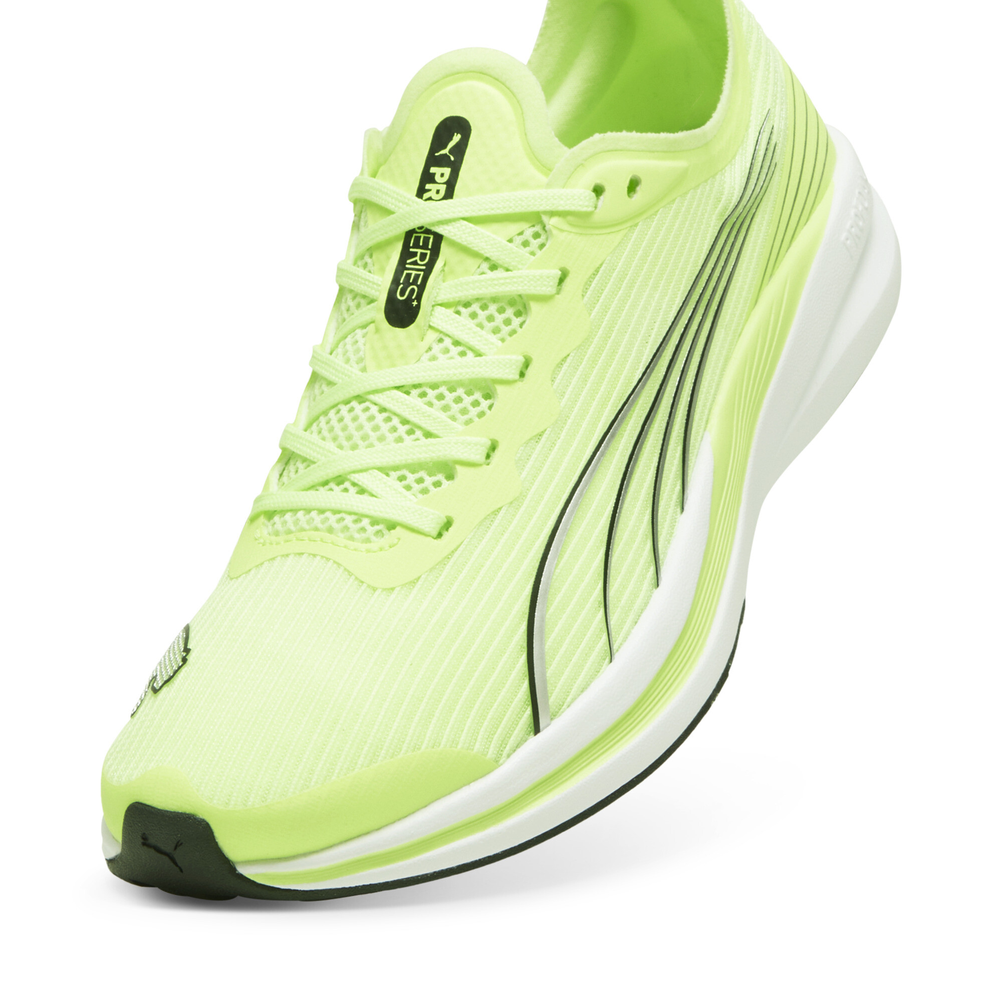 Men's PUMA Redeem Pro Racer Running Shoe In Yellow, Size EU 40.5