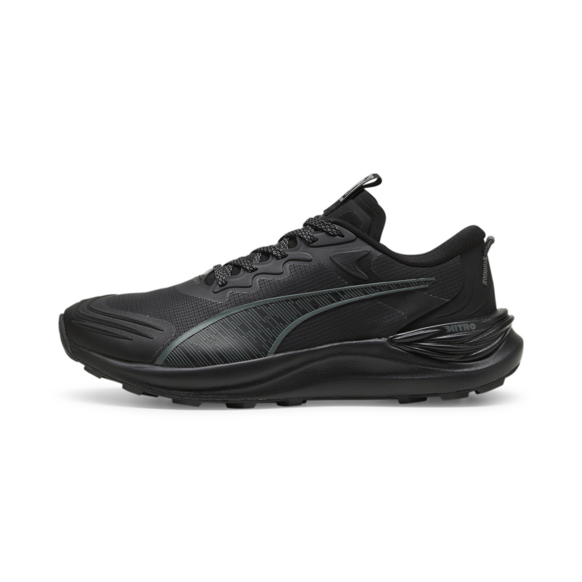 Puma Electrify NITRO™ Trailrunning-Schuhe Herren | Black/Mineral Gray | Größe: 40.5