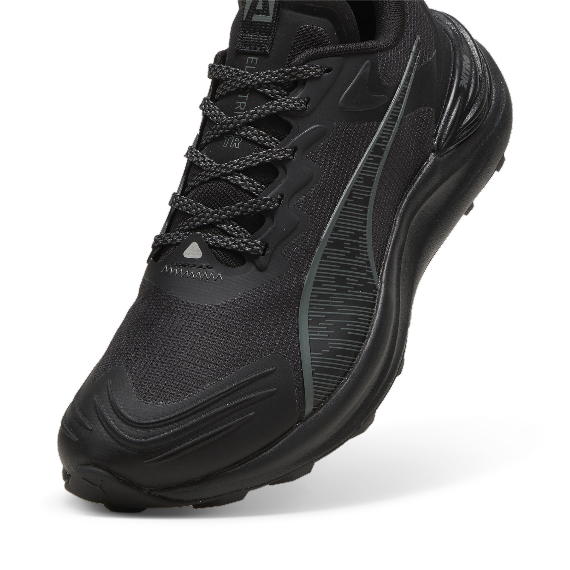 Men's Puma Electrify NITRO™ Trail Running Shoes, Black, Size 47, Shoes