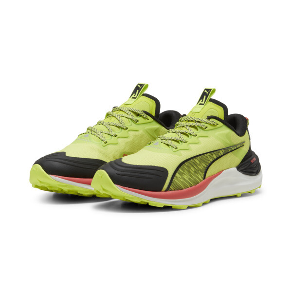 Electrify NITRO™ Trail Running Shoes Men, Lime Pow-PUMA Black-Active Red, large-ZAF