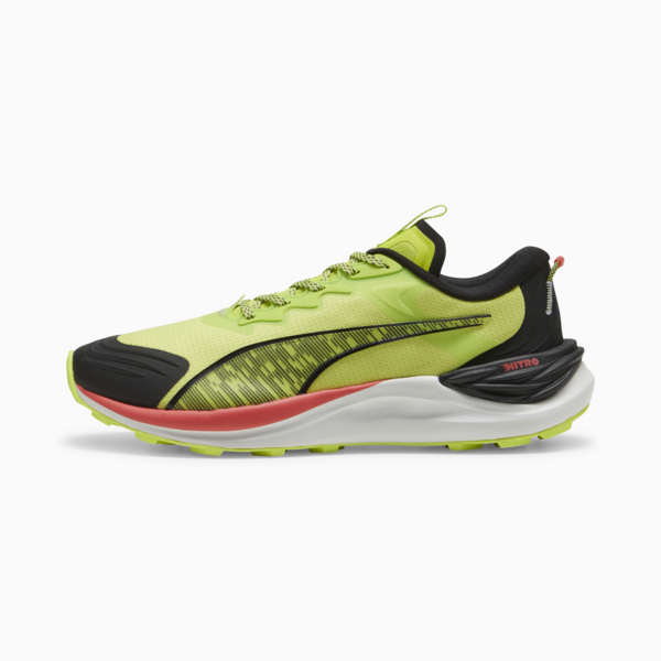 Electrify NITRO™ Trail Running Shoes Men, Lime Pow-PUMA Black-Active Red, large-ZAF