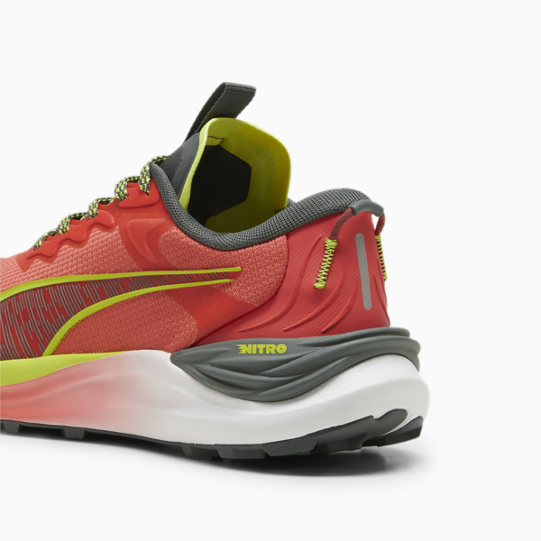 Electrify NITRO™ Women's Trail Running Shoes, Active Red-Mineral Gray-Lime Pow, large-ZAF