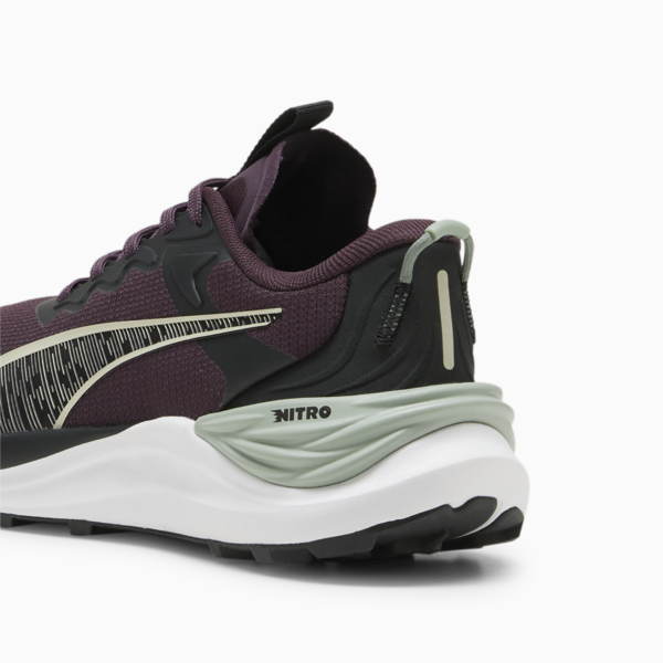 Electrify NITRO™ Women's Trail Running Shoes, Midnight Plum-PUMA Black-Green Fog, large-ZAF