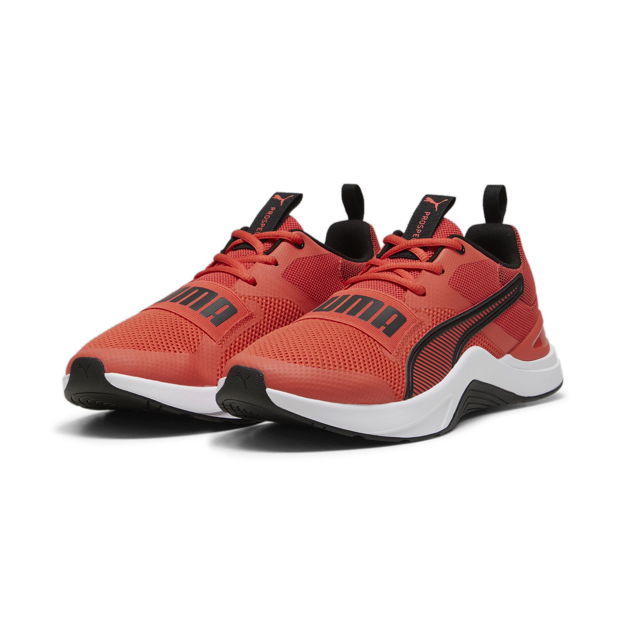 Men's PUMA Prospect Training Shoes In Red, Size EU 47