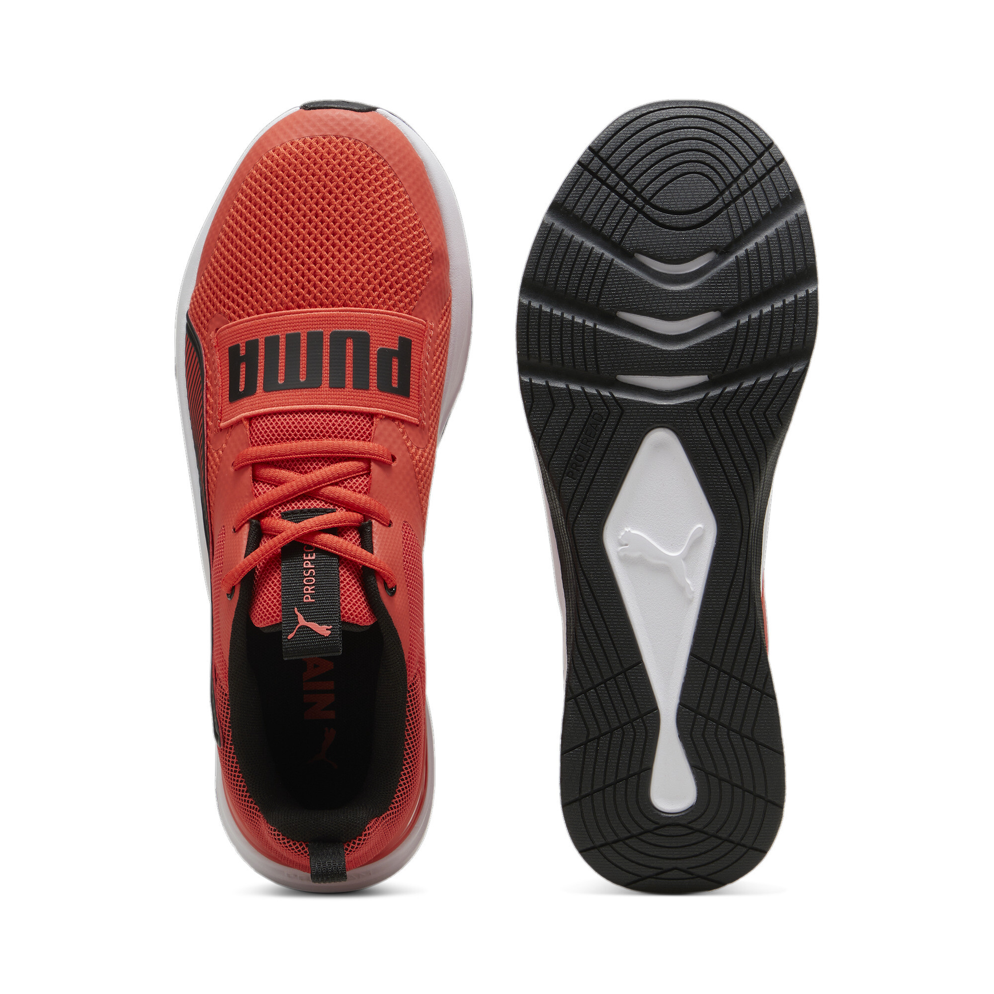 Men's PUMA Prospect Training Shoes In Red, Size EU 46