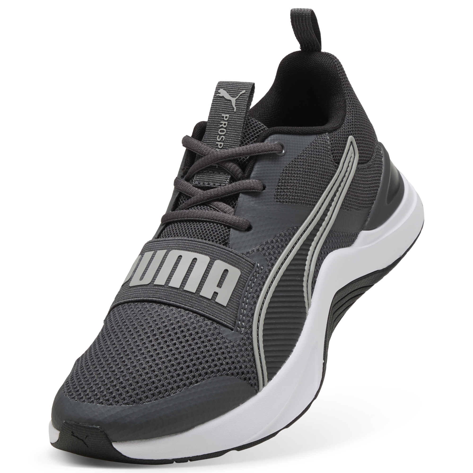 PUMA Prospect trainingsschoenen, Zwart/Grijs, Maat 42,5 thumbnail 2