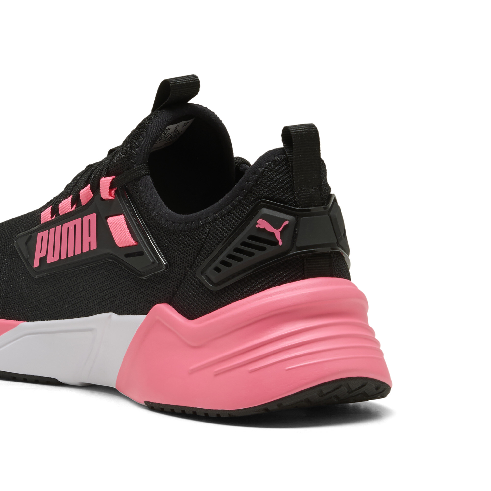 PUMA Retaliate 3 hardloopschoenen unisex, Zwart/Wit, Maat 35,5 thumbnail 5