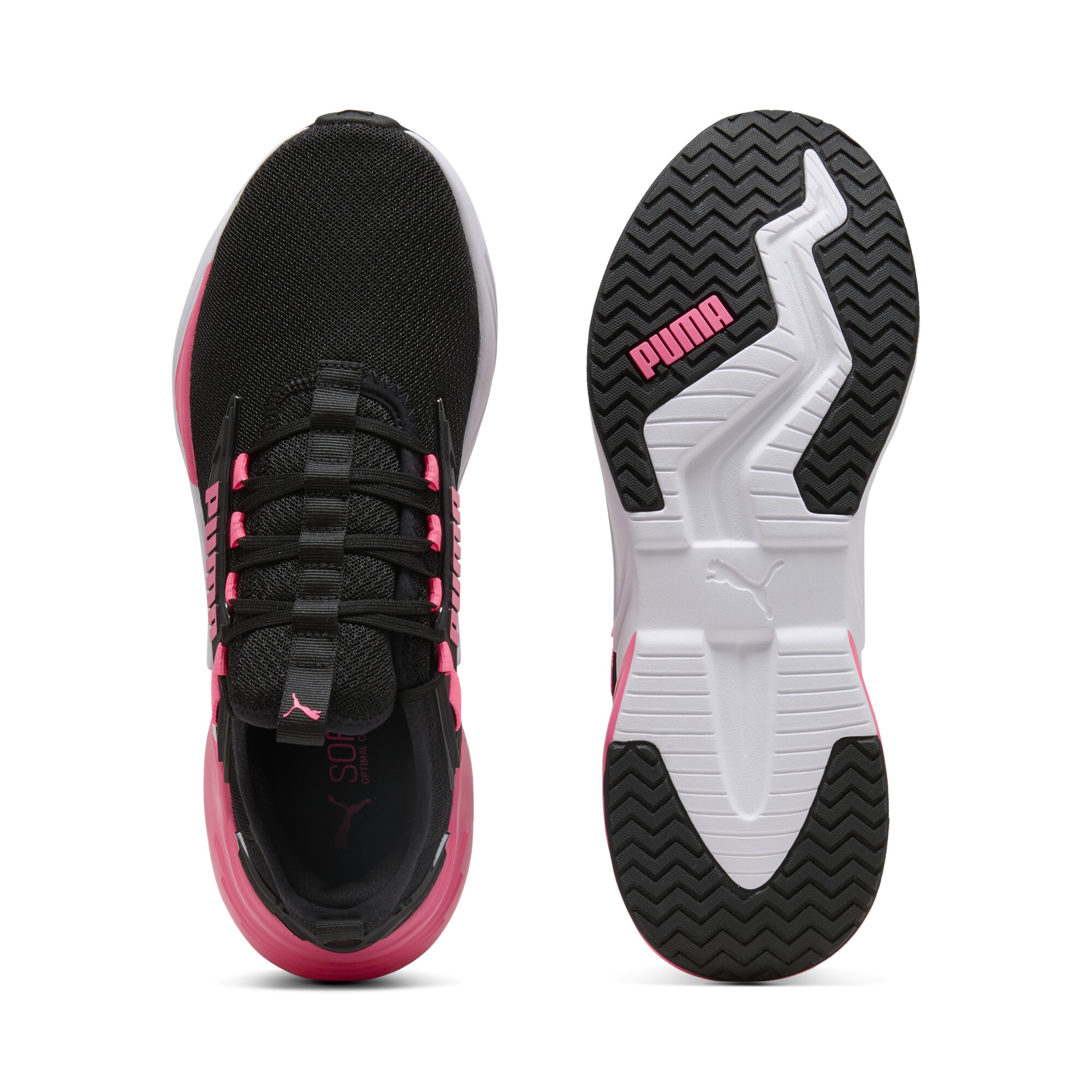 PUMA Retaliate 3 hardloopschoenen unisex, Zwart/Wit, Maat 35,5 thumbnail 4