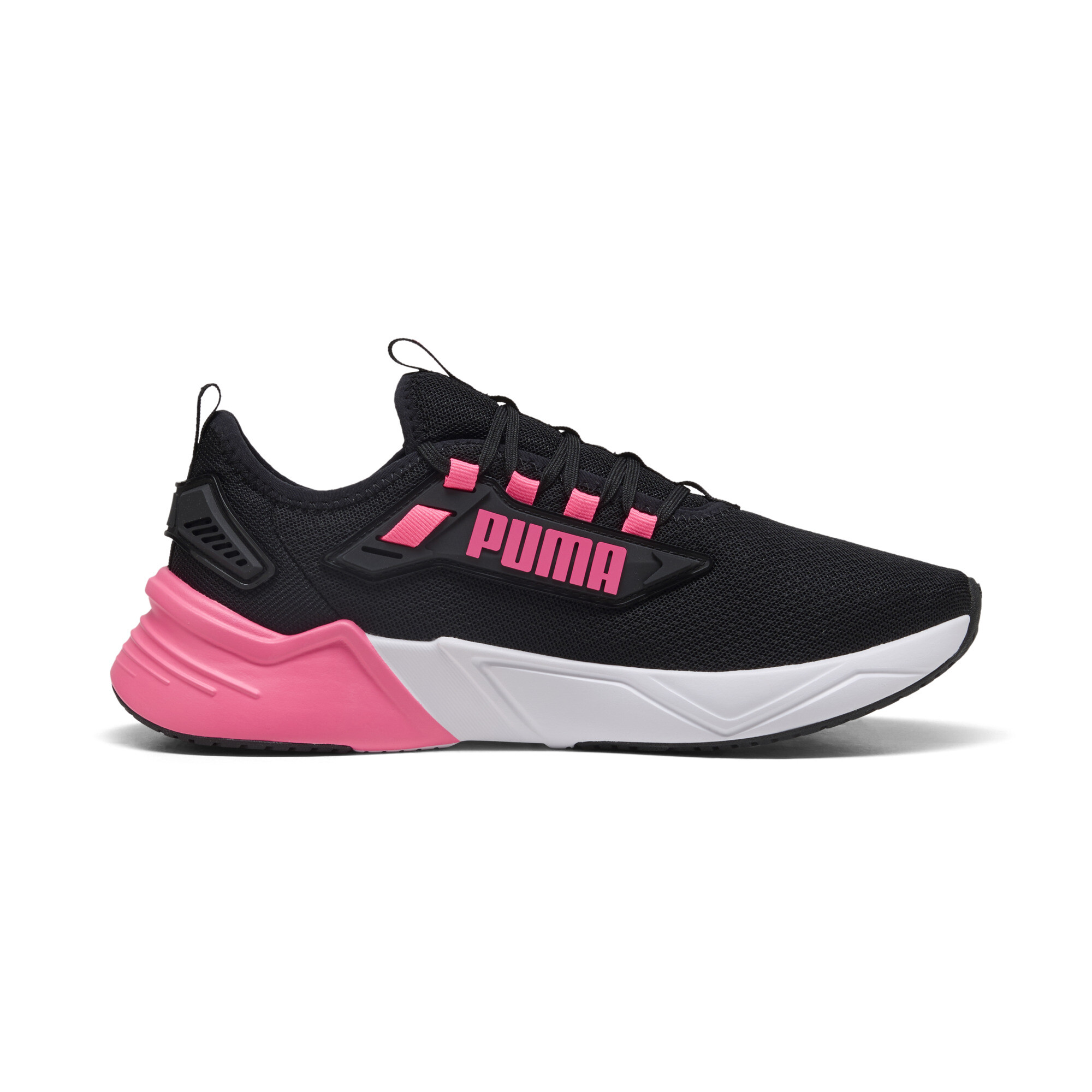 PUMA Retaliate 3 hardloopschoenen unisex, Zwart/Wit, Maat 35,5 thumbnail 3