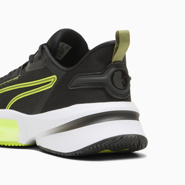 Zapatillas de training PWRFrame TR 3 para hombre, PUMA Black-Olive Green-Lime Pow, large-ARG