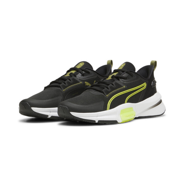 PWRFrame TR 3 Men's Training Shoes, PUMA Black-Olive Green-Lime Pow, large-ZAF