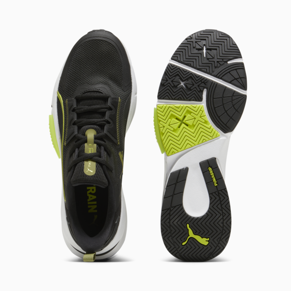 Zapatillas de training PWRFrame TR 3 para hombre, PUMA Black-Olive Green-Lime Pow, large-ARG