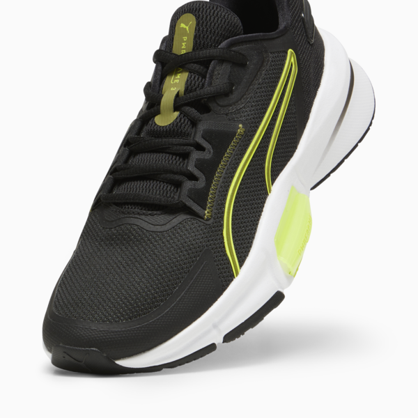 Zapatillas de training PWRFrame TR 3 para hombre, PUMA Black-Olive Green-Lime Pow, large-ARG