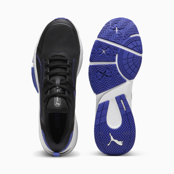 Zapatillas de training PWRFrame TR 3 para hombre, PUMA Black-Lapis Lazuli-PUMA White, large-ARG
