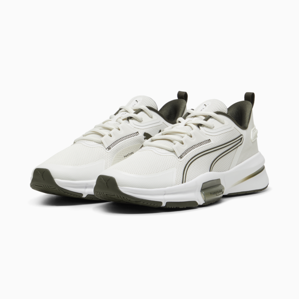 Zapatillas de training PWRFrame TR 3 para hombre, Vapor Gray-Dark Olive-PUMA White, large-ARG