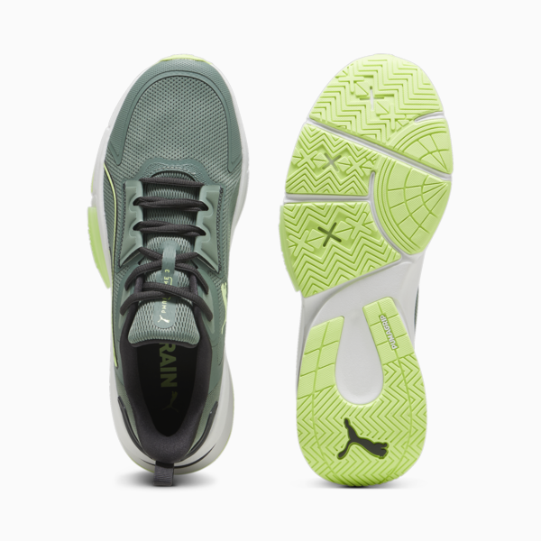 Zapatillas de training PWRFrame TR 3 para hombre, Eucalyptus-Fizzy Apple-PUMA White, large-ARG