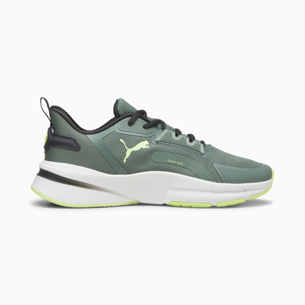 Zapatillas de training PWRFrame TR 3 para hombre, Eucalyptus-Fizzy Apple-PUMA White, large-ARG