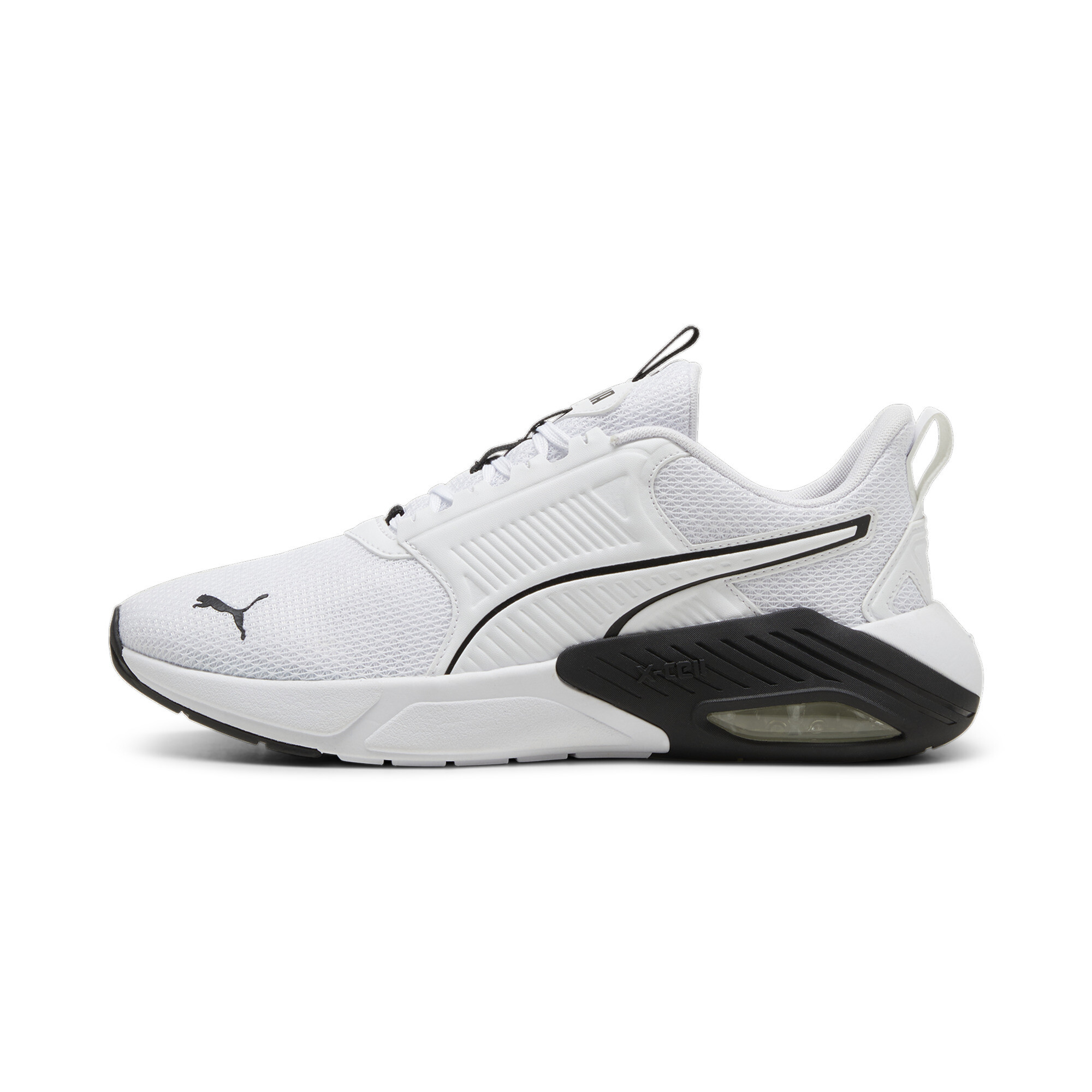 PUMA X-Cell Nova FS hardloopschoenen, Zwart/Wit, Maat 35,5