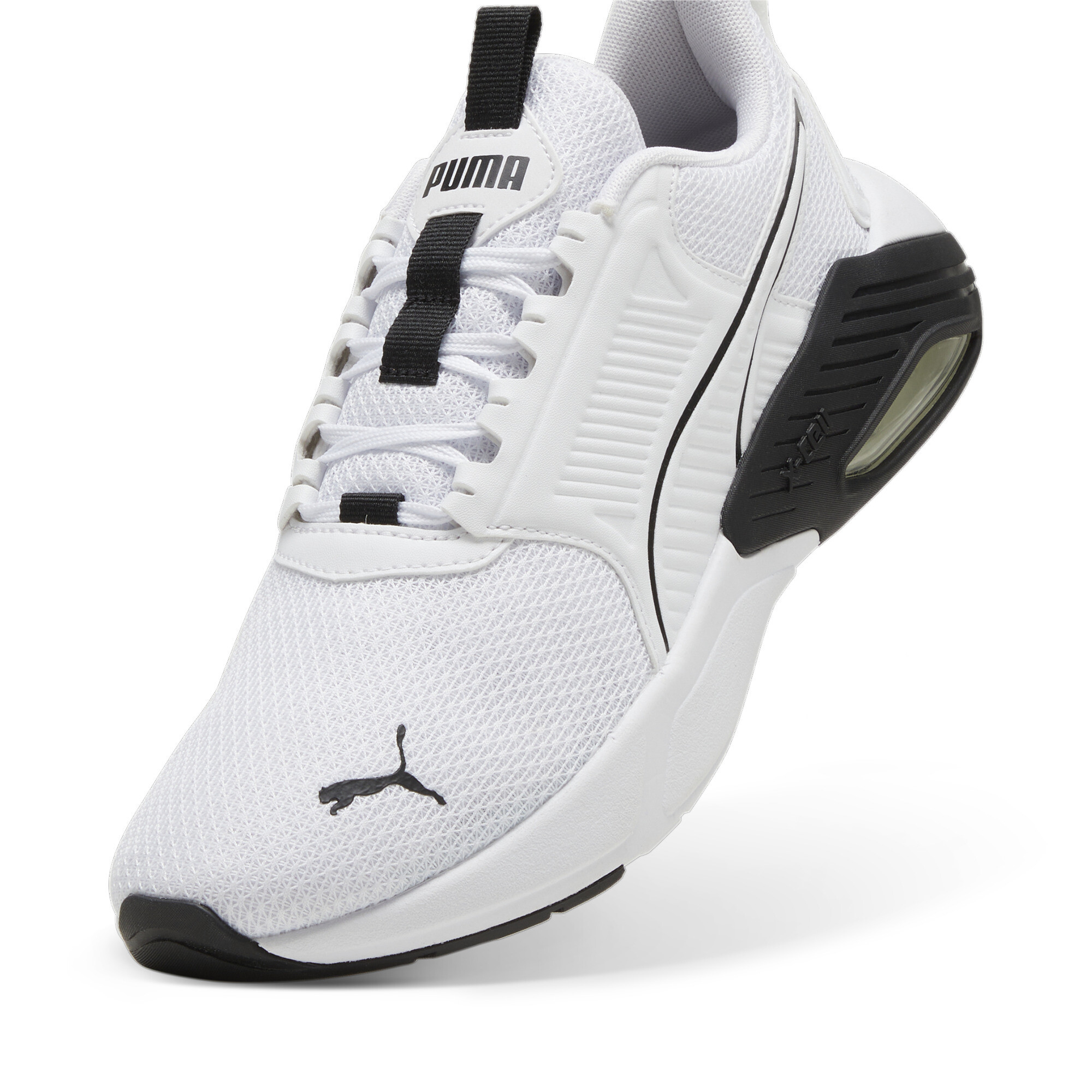 PUMA X-Cell Nova FS hardloopschoenen, Zwart/Wit, Maat 35,5 thumbnail 2