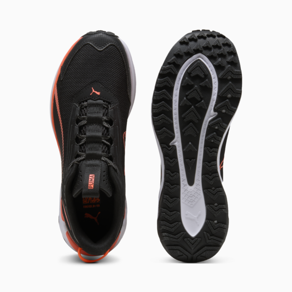 Extend Lite Trail Running Shoes, PUMA Black-Glowing Red, large-ZAF
