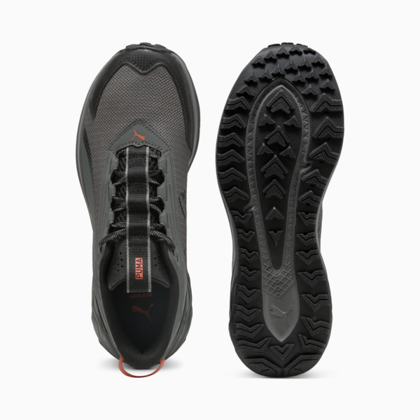 Extend Lite Trail Running Shoes, Cool Dark Gray-PUMA Black-Orange Glo, large-ZAF