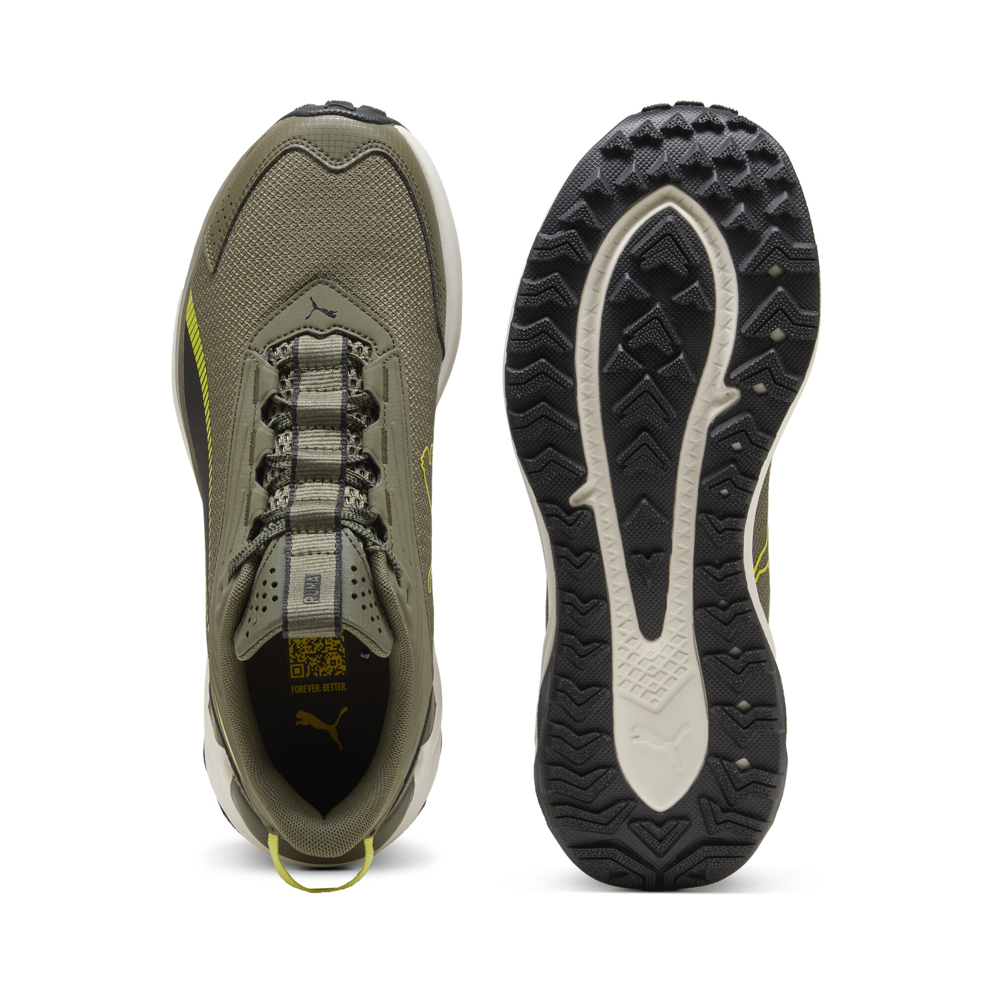 PUMA Extend Lite trailrunningschoenen, Groen/Zwart, Maat 39 thumbnail 4