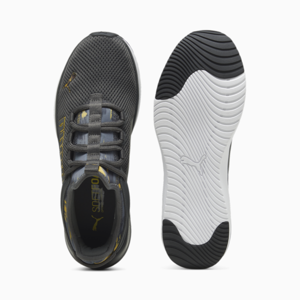 SOFTRIDE Astro Slip MetaCamo Running Shoes, Shadow Gray-Yellow Sizzle-PUMA White-PUMA Black, large-ZAF