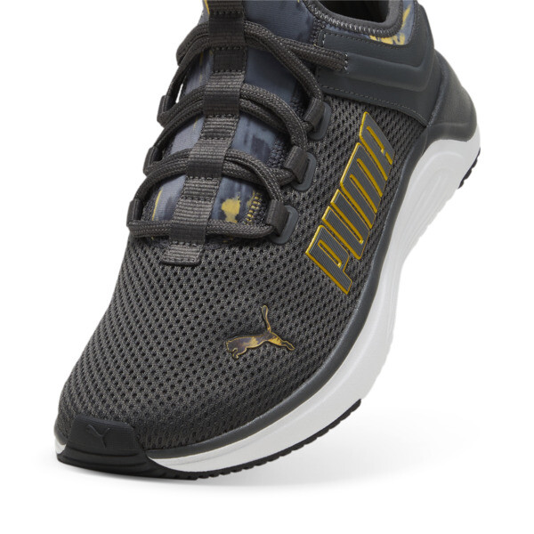 SOFTRIDE Astro Slip MetaCamo Running Shoes, Shadow Gray-Yellow Sizzle-PUMA White-PUMA Black, large-ZAF