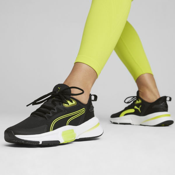 PWRFrame TR 3 Training Shoes Women, PUMA Black-Lime Pow-PUMA White, large-ZAF