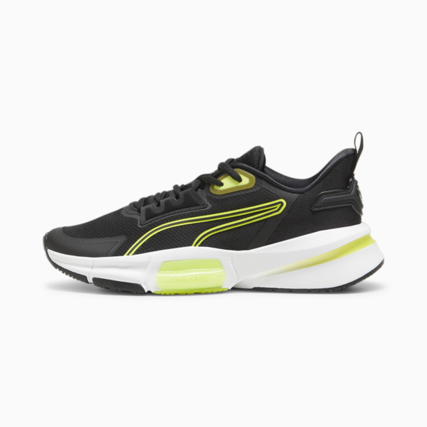 Zapatillas de training PWRFrame TR 3 para mujer, PUMA Black-Lime Pow-PUMA White, large-ARG