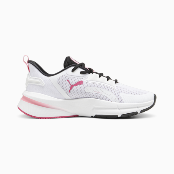 Zapatillas de training PWRFrame TR 3 para mujer, PUMA White-Garnet Rose-Fast Pink, large-ARG
