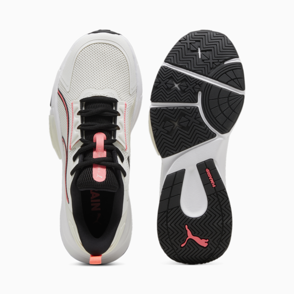 Zapatillas de training PWRFrame TR 3 para mujer, Vapor Gray-PUMA Black-Sunset Glow, large-ARG