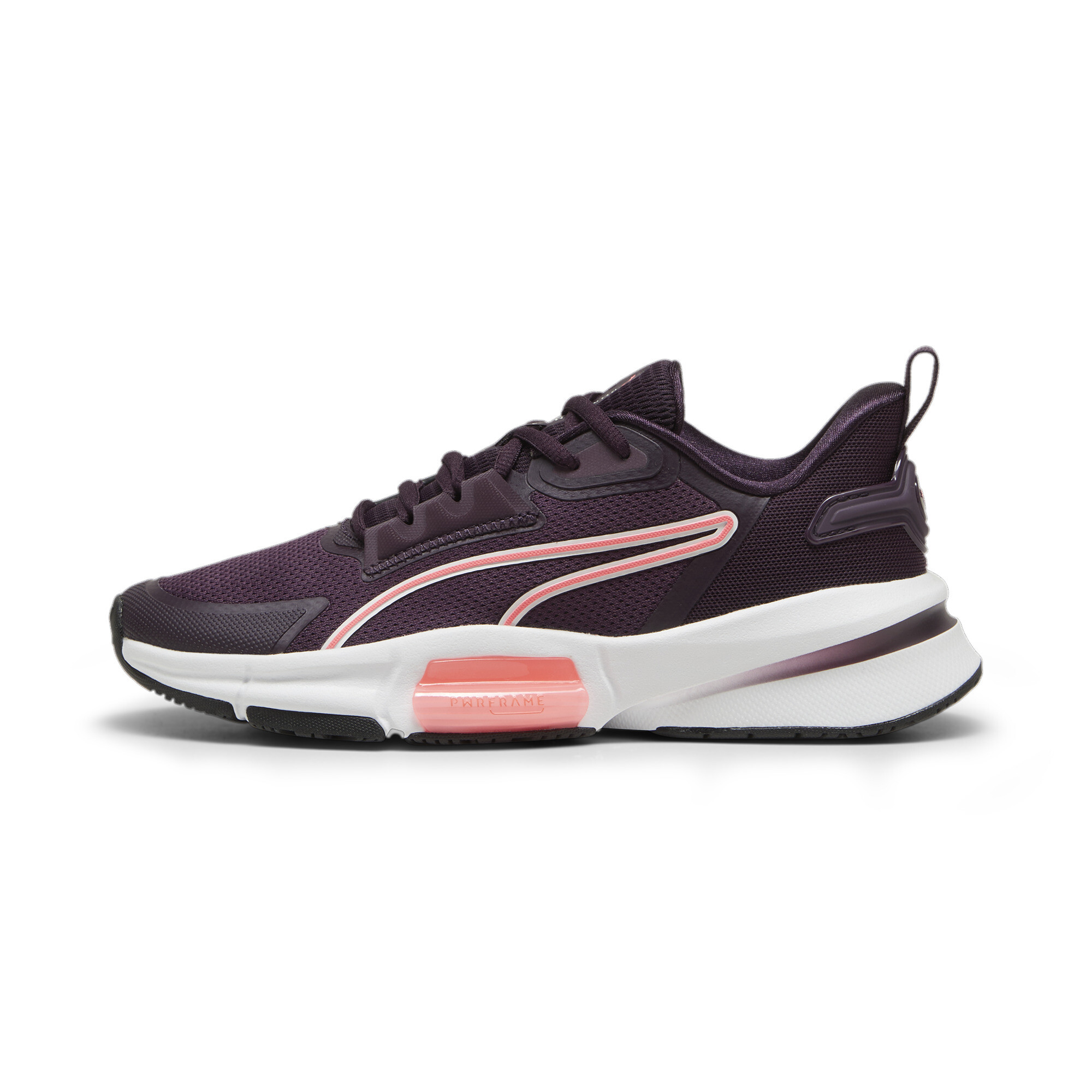 Puma PWRFrame TR 3 Trainingsschuhe Damen | Midnight Plum/Vapor Gray/Sunset Glow | Größe: 41