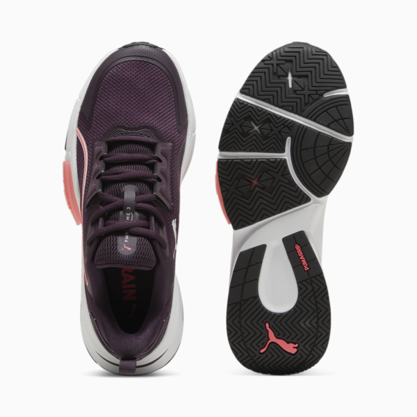 Zapatillas de training PWRFrame TR 3 para mujer, Midnight Plum-Vapor Gray-Sunset Glow, large-ARG
